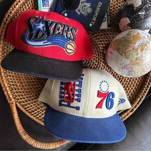 NBA Philadelphia 76ers Snap Back Hats 2 Hats in Listing